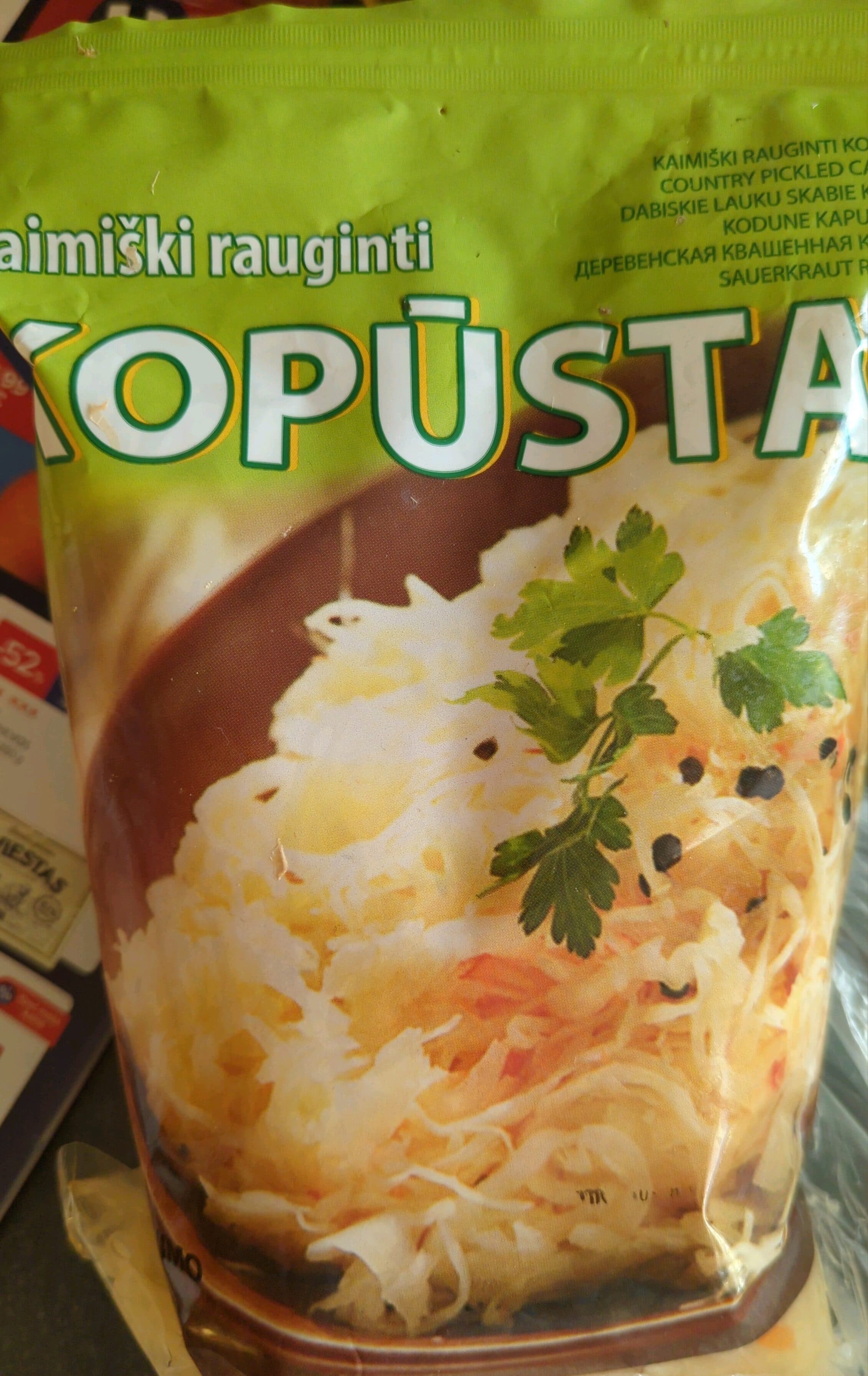 Kaimiski kaimiški rauginti kopūstai packshot