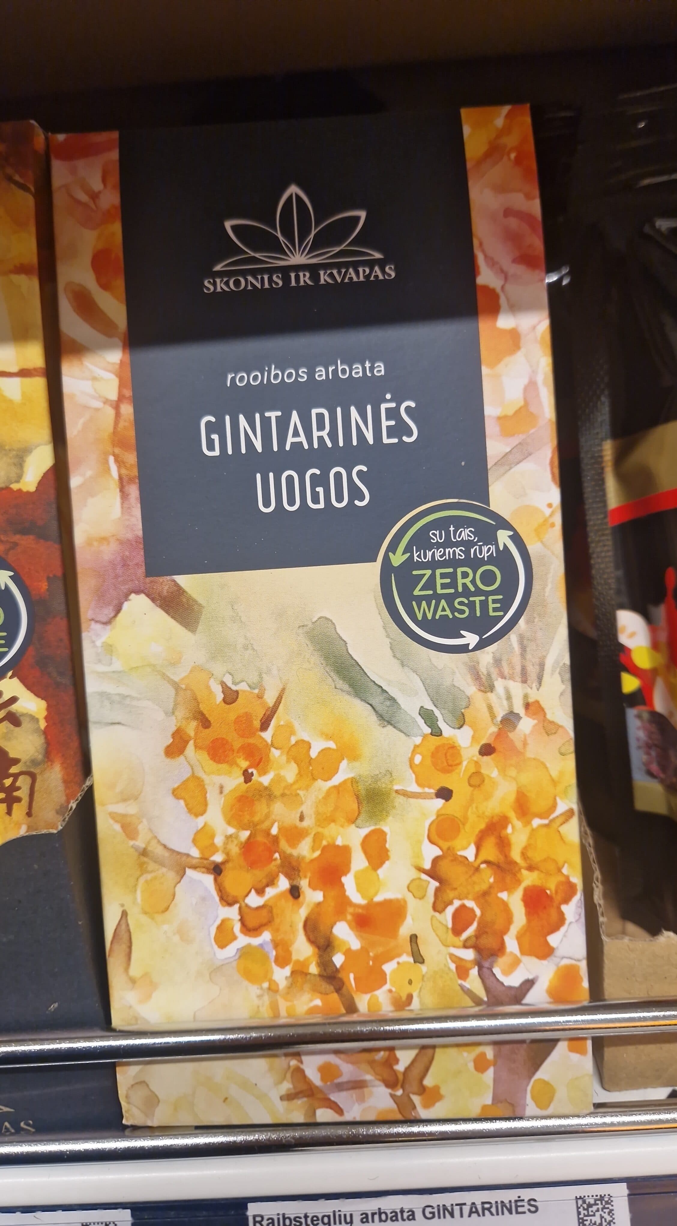 Arbata gintarines uogos packshot