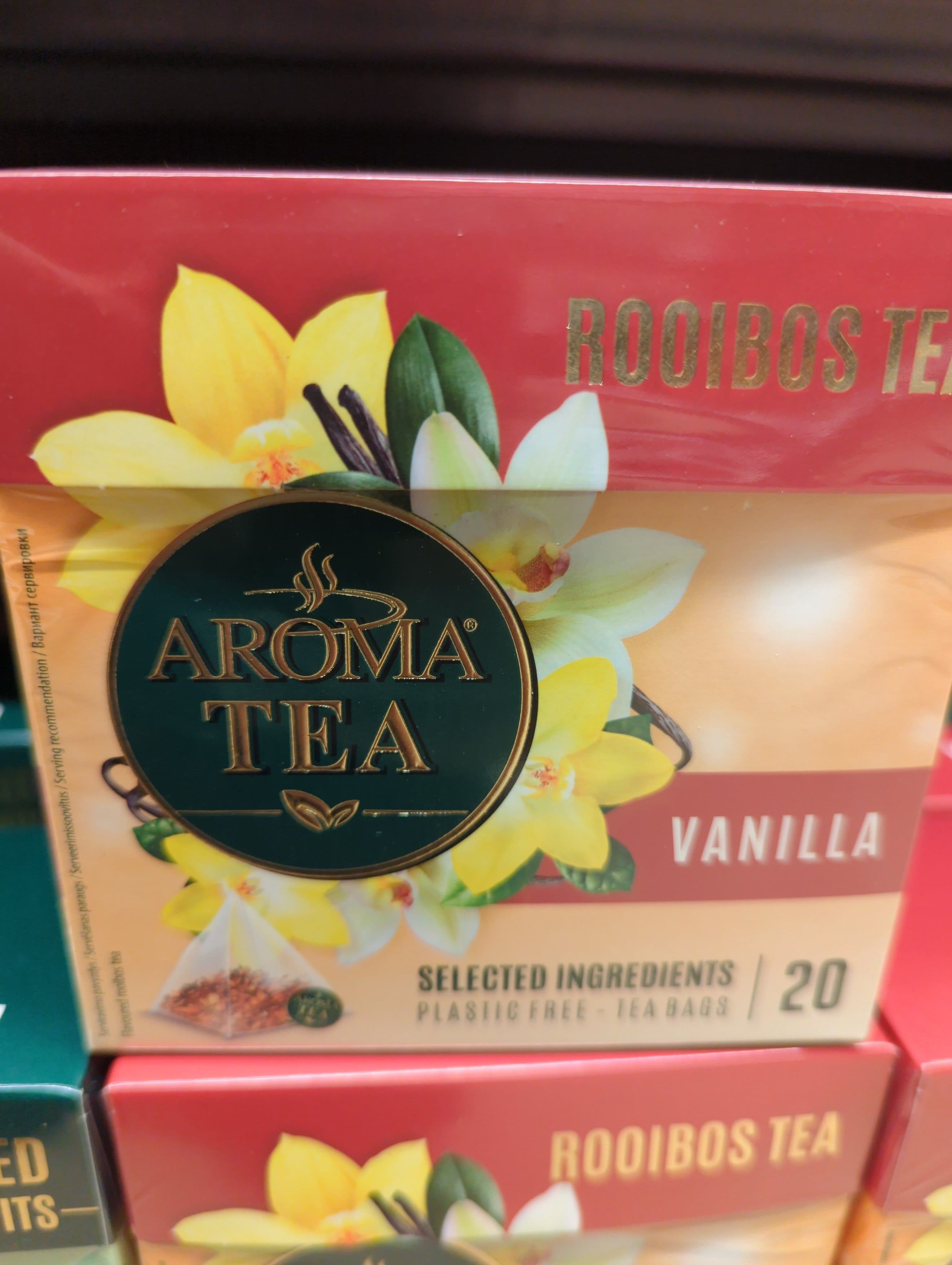 aroma tea product packshot