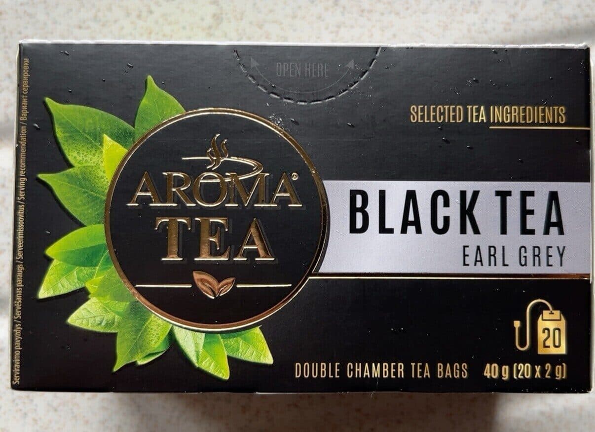 Black tea packshot