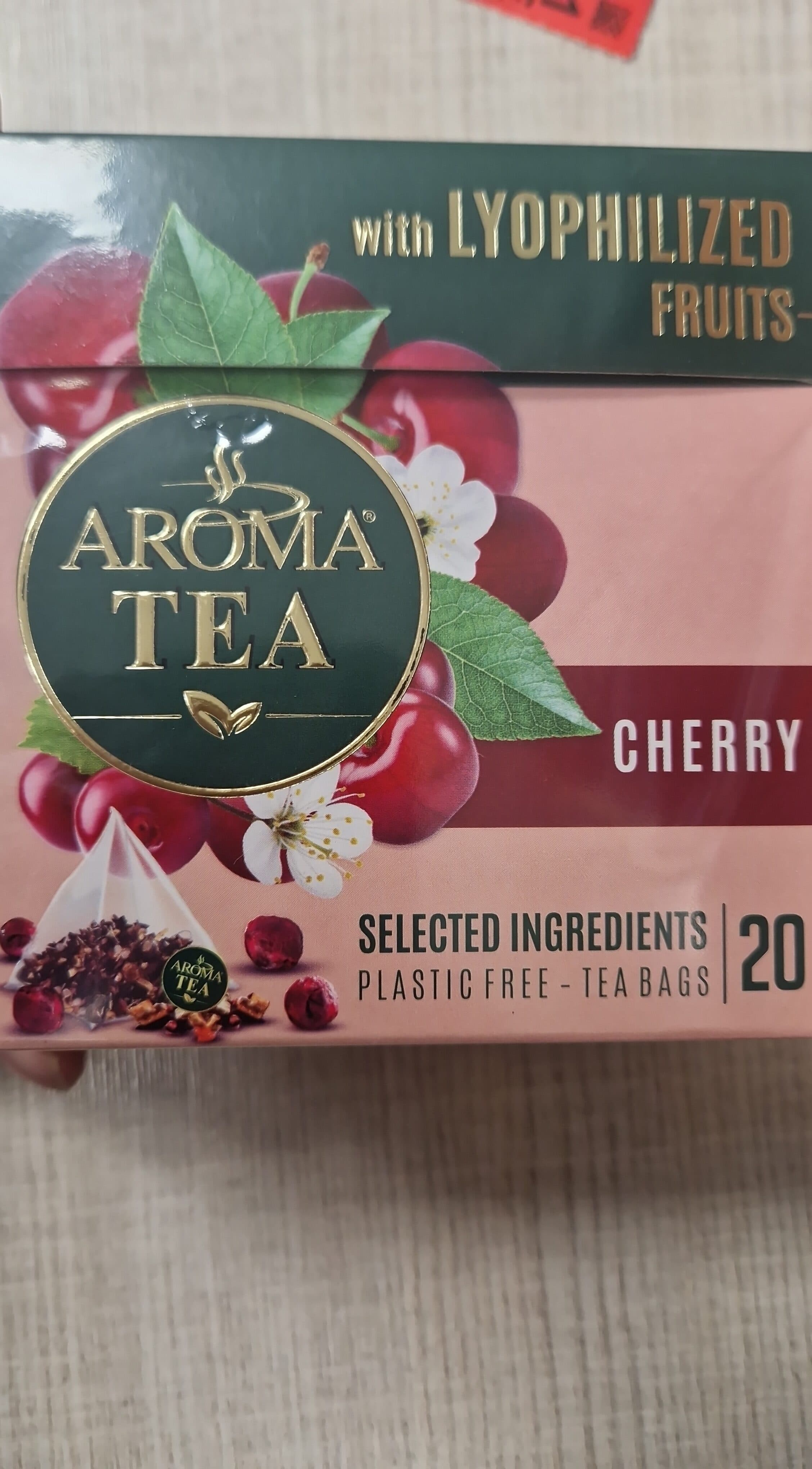 Aroma tea vyšnios packshot