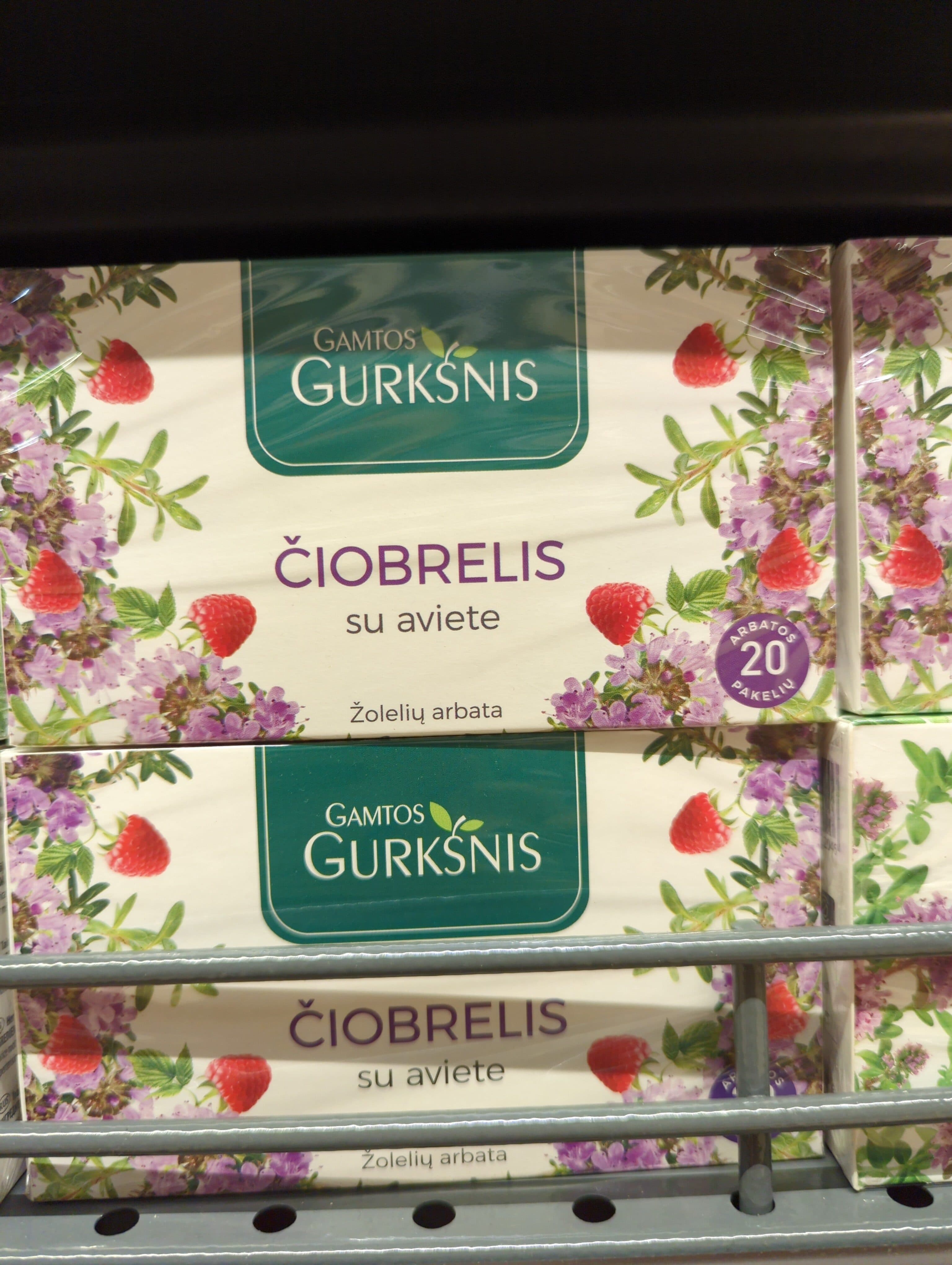 gamtos gurkšnis product packshot