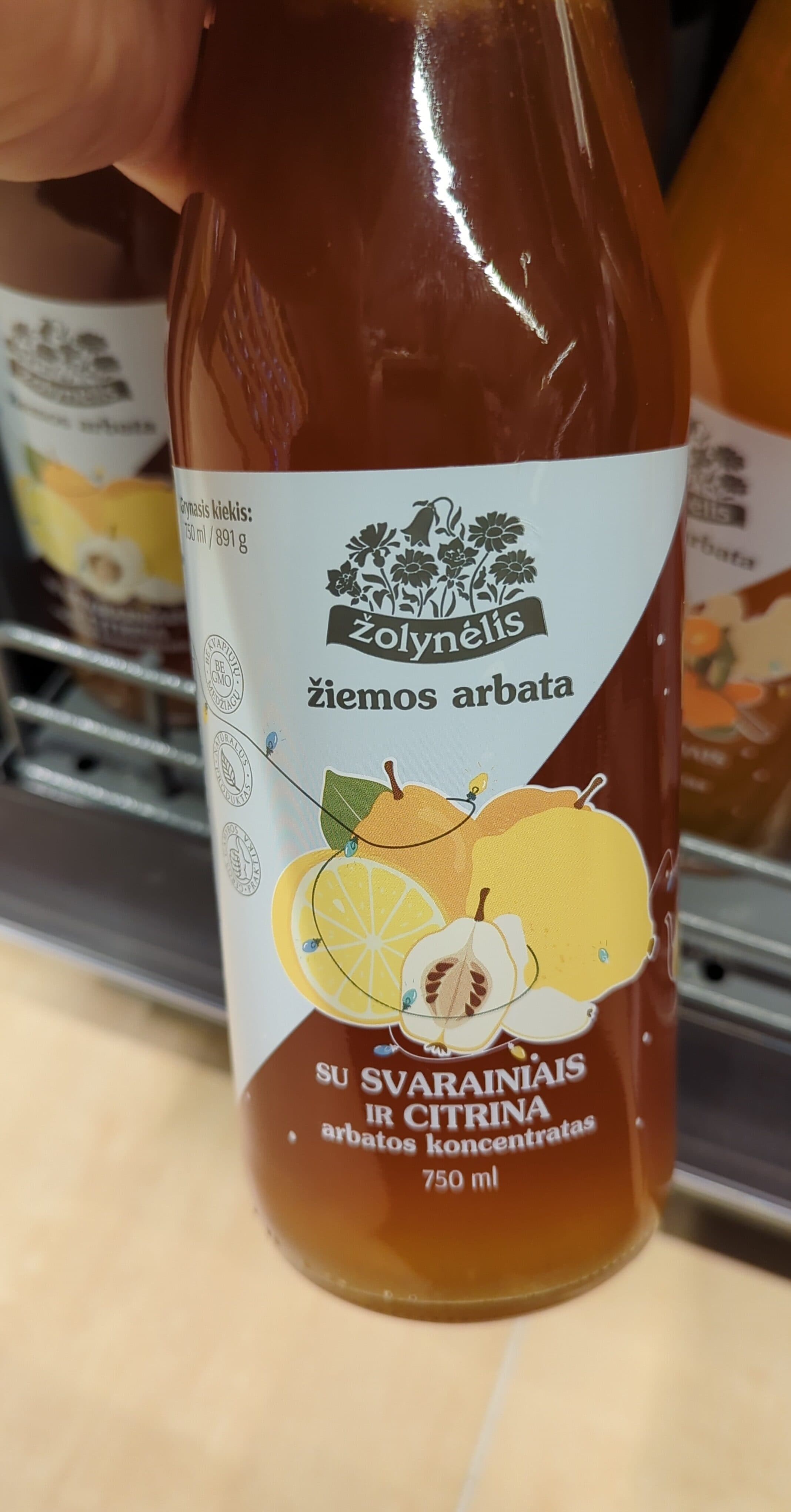 SU SVARAINIAIS IR CITRINA arbatos koncentratas 750 ml packshot