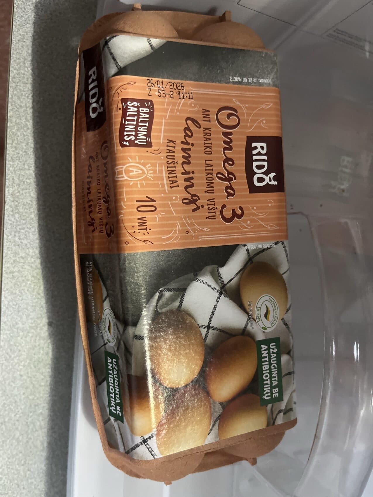 Rido Kiaušiniai packshot
