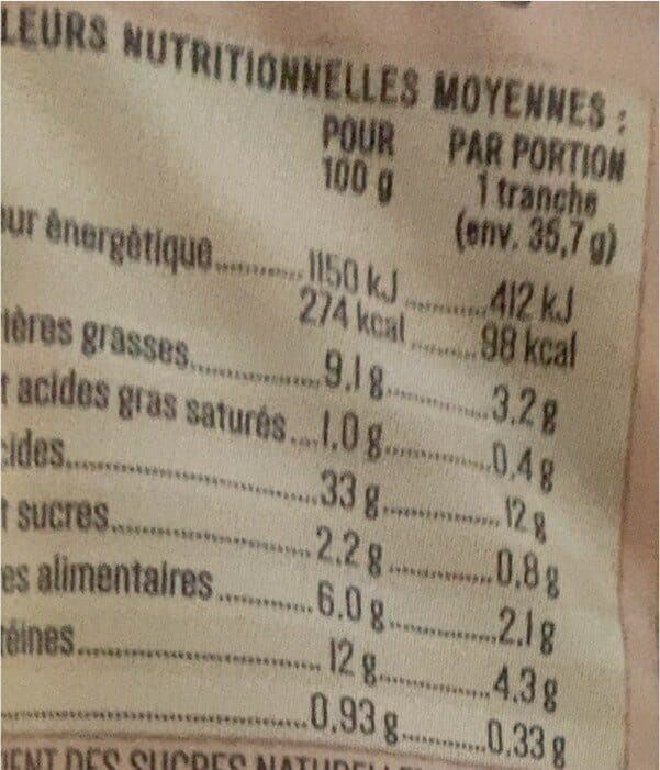 La Boulangère Pain de mie packshot