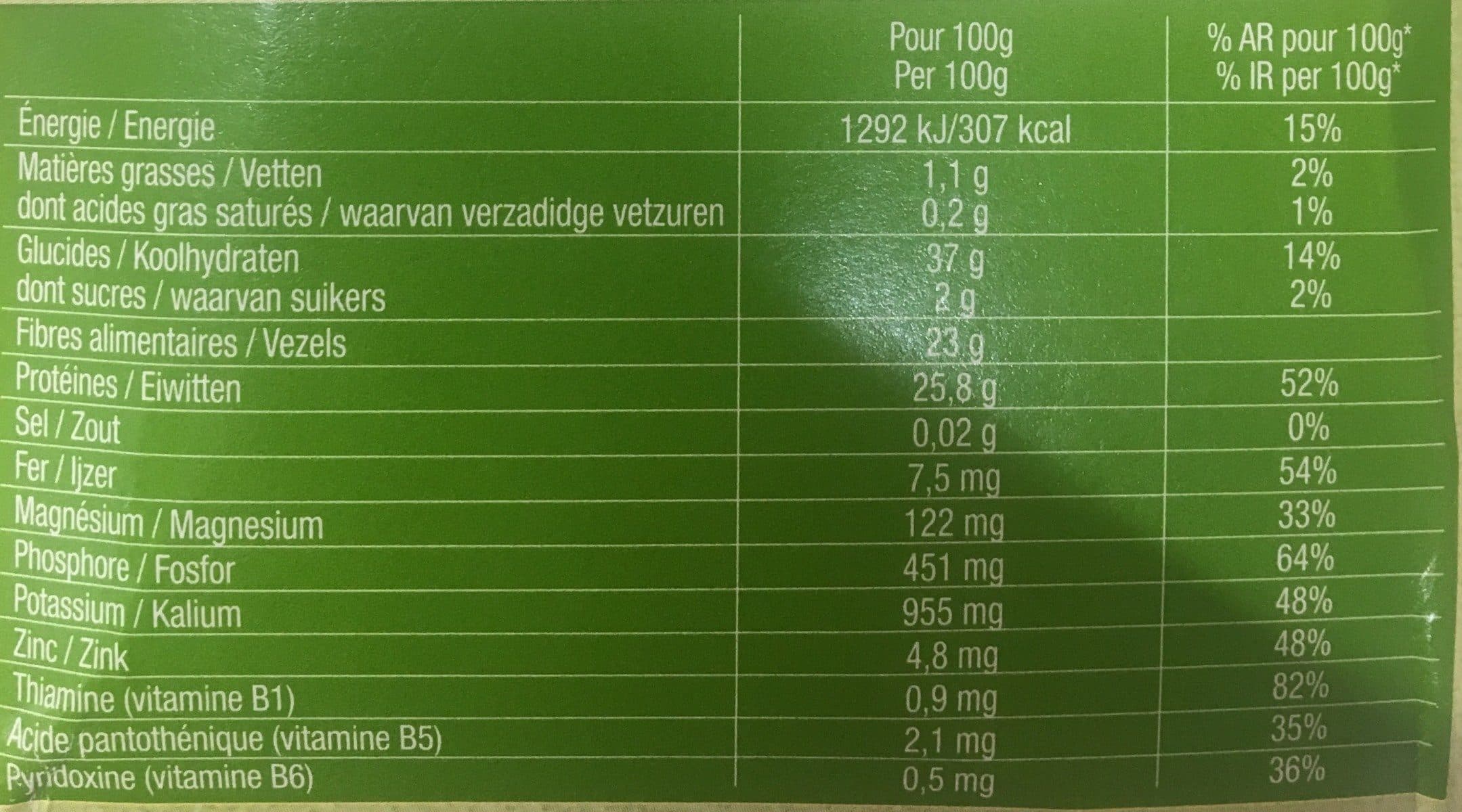 Open Food Facts Lentilles blondes packshot