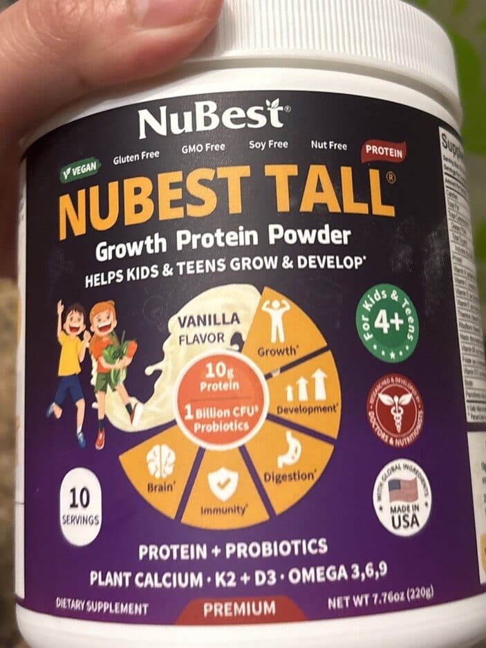 Nubest Tall Nubest tall growth protein Powder packshot