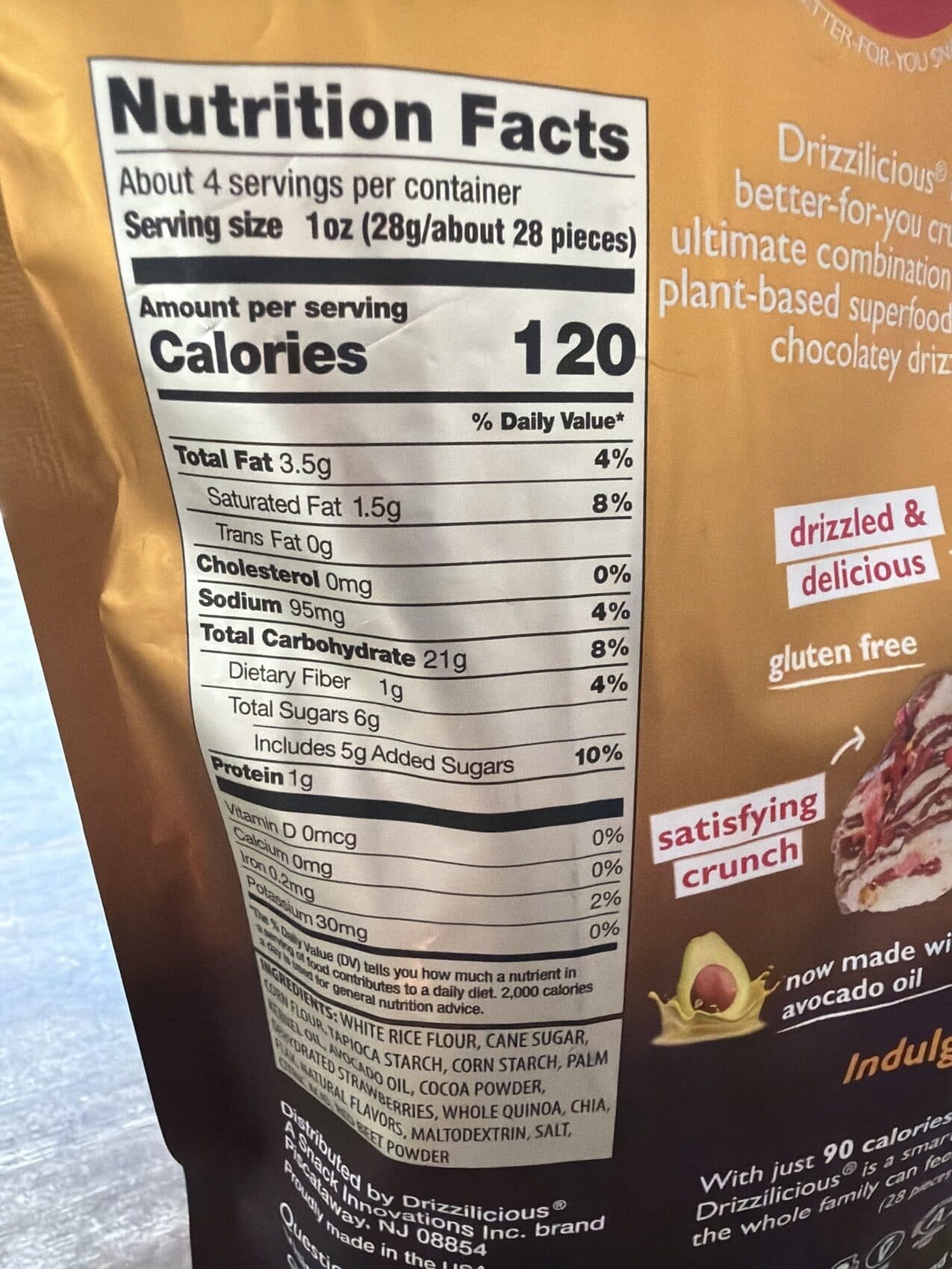 Drizzilicious Strawberry Chocolate Bites packshot