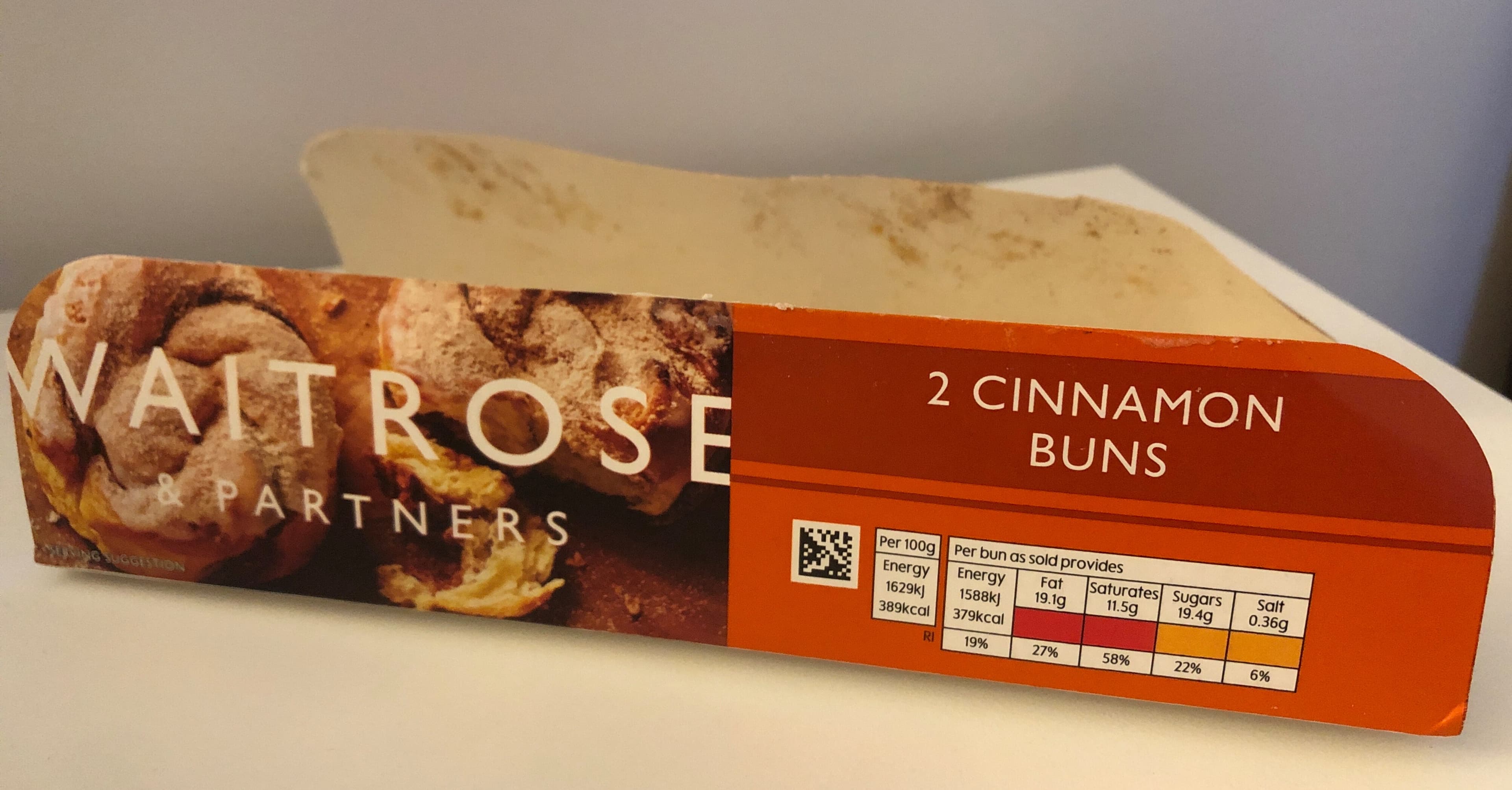 Waitrose Cinnamon Buns packshot