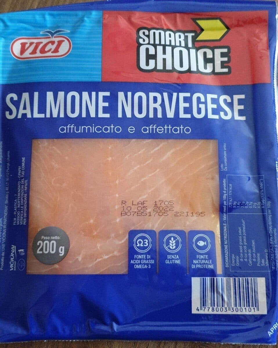 Salmone Norvegese affumicato packshot