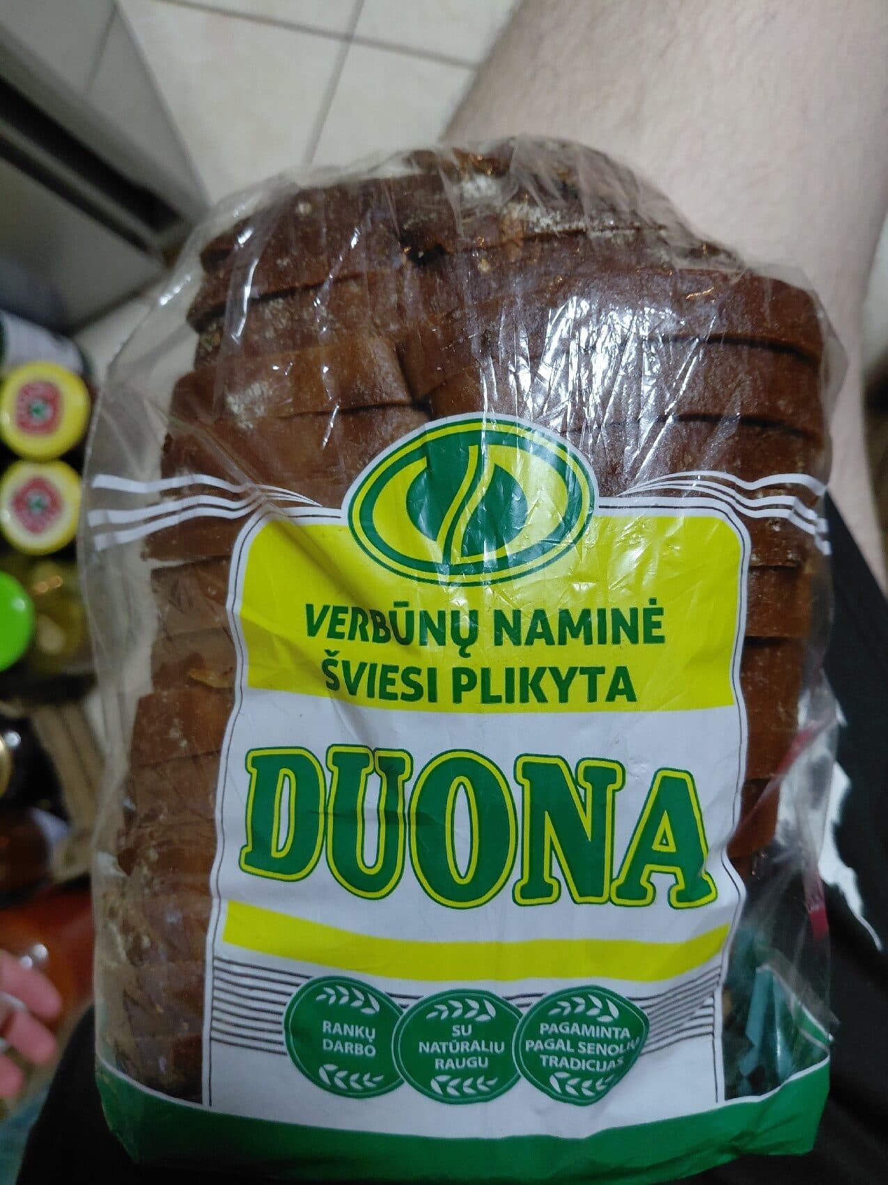 Verbūnų Duoną Verbūnų Naminė Šviesi Plikyta Duona packshot