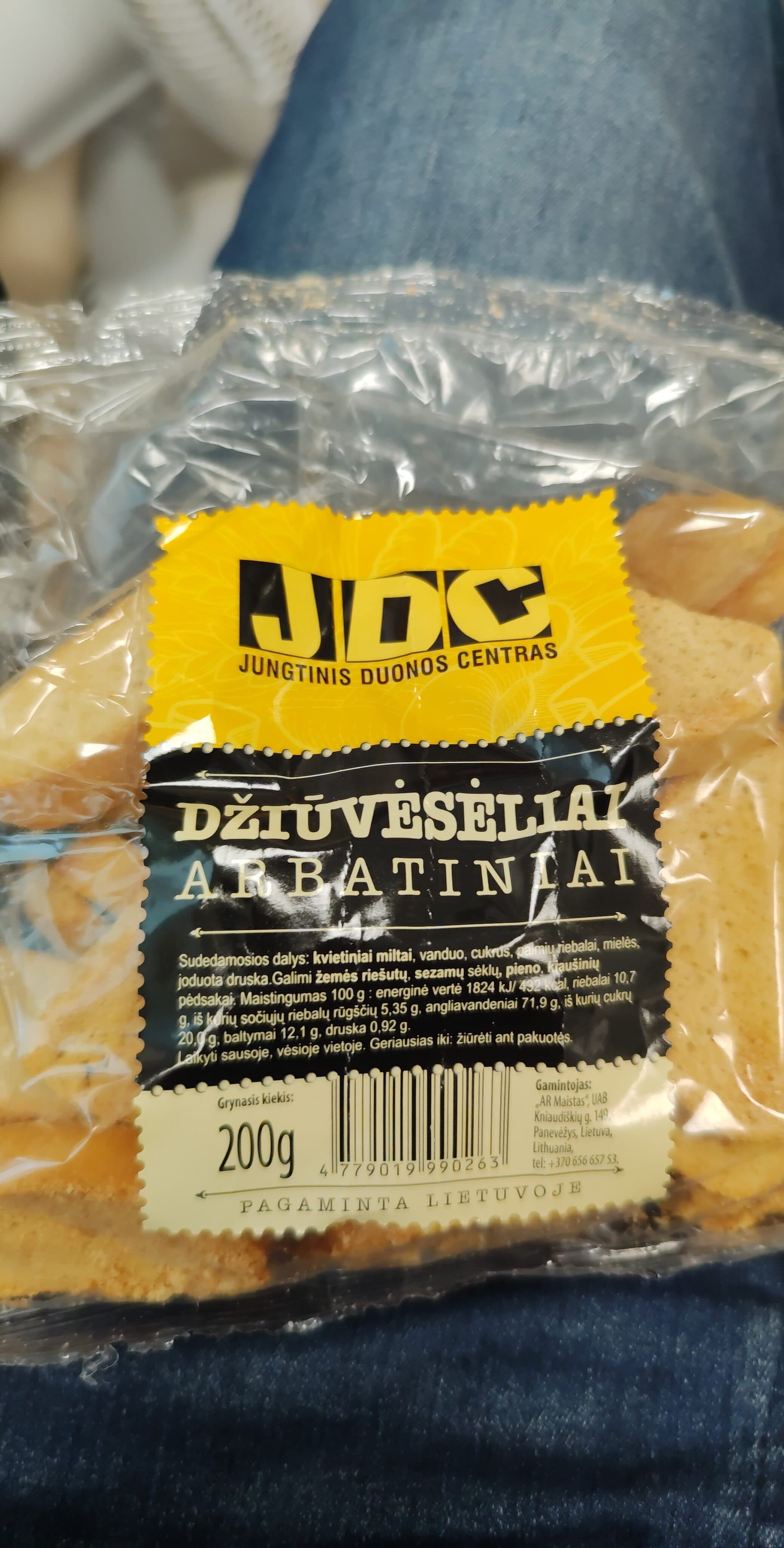 Jungtinis duonos centras Džiūvėsėliai packshot