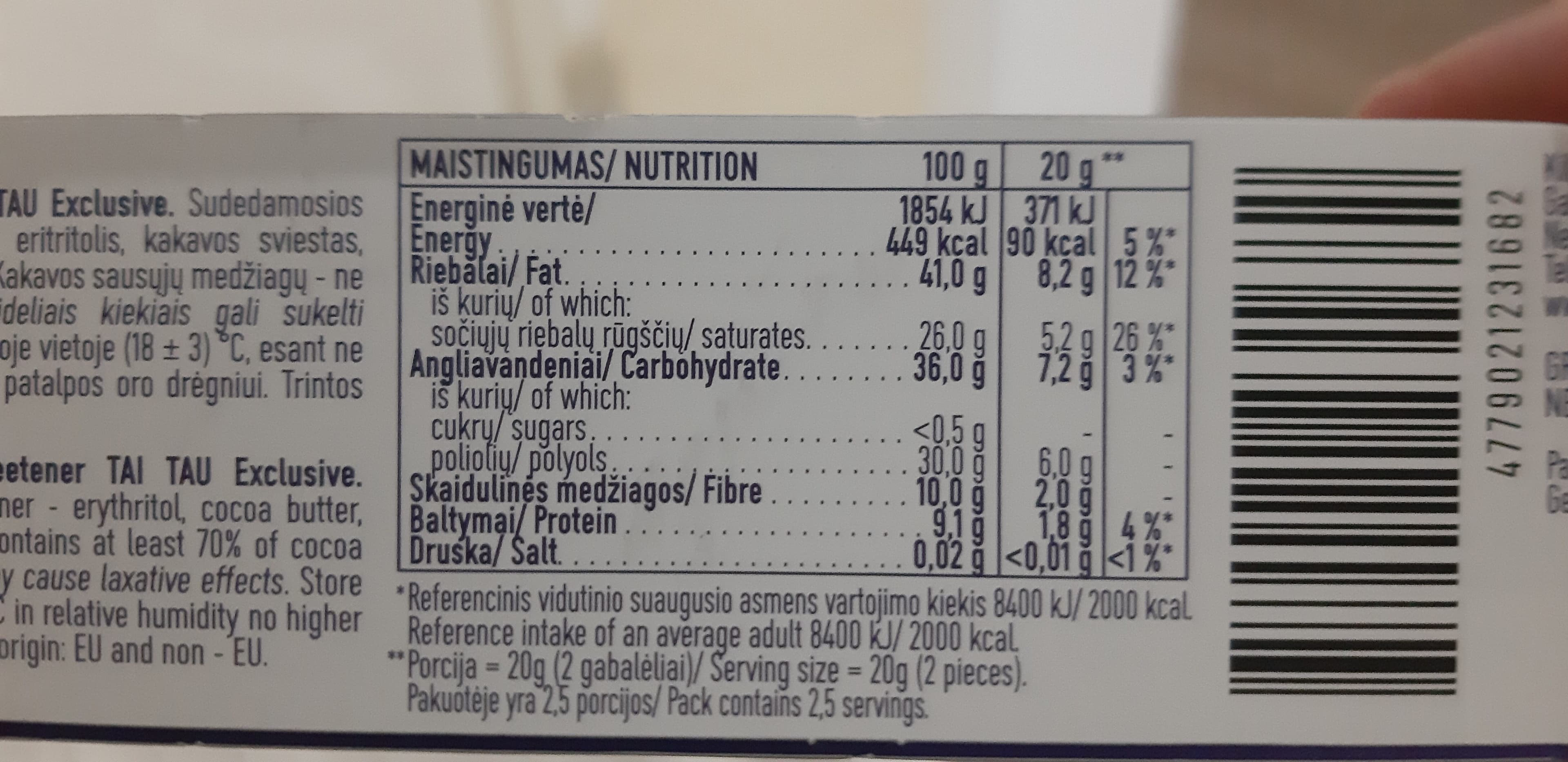 Open Food Facts 4779021231682 packshot