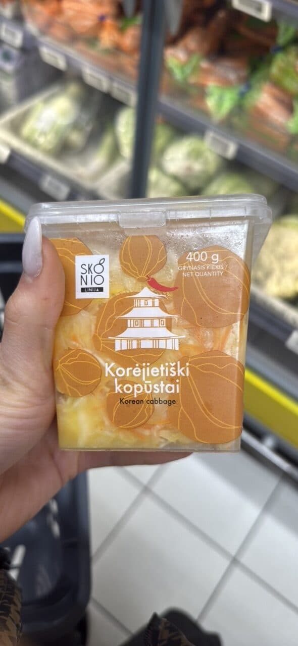 Skonio linija Korėjietiški Kopūstai packshot