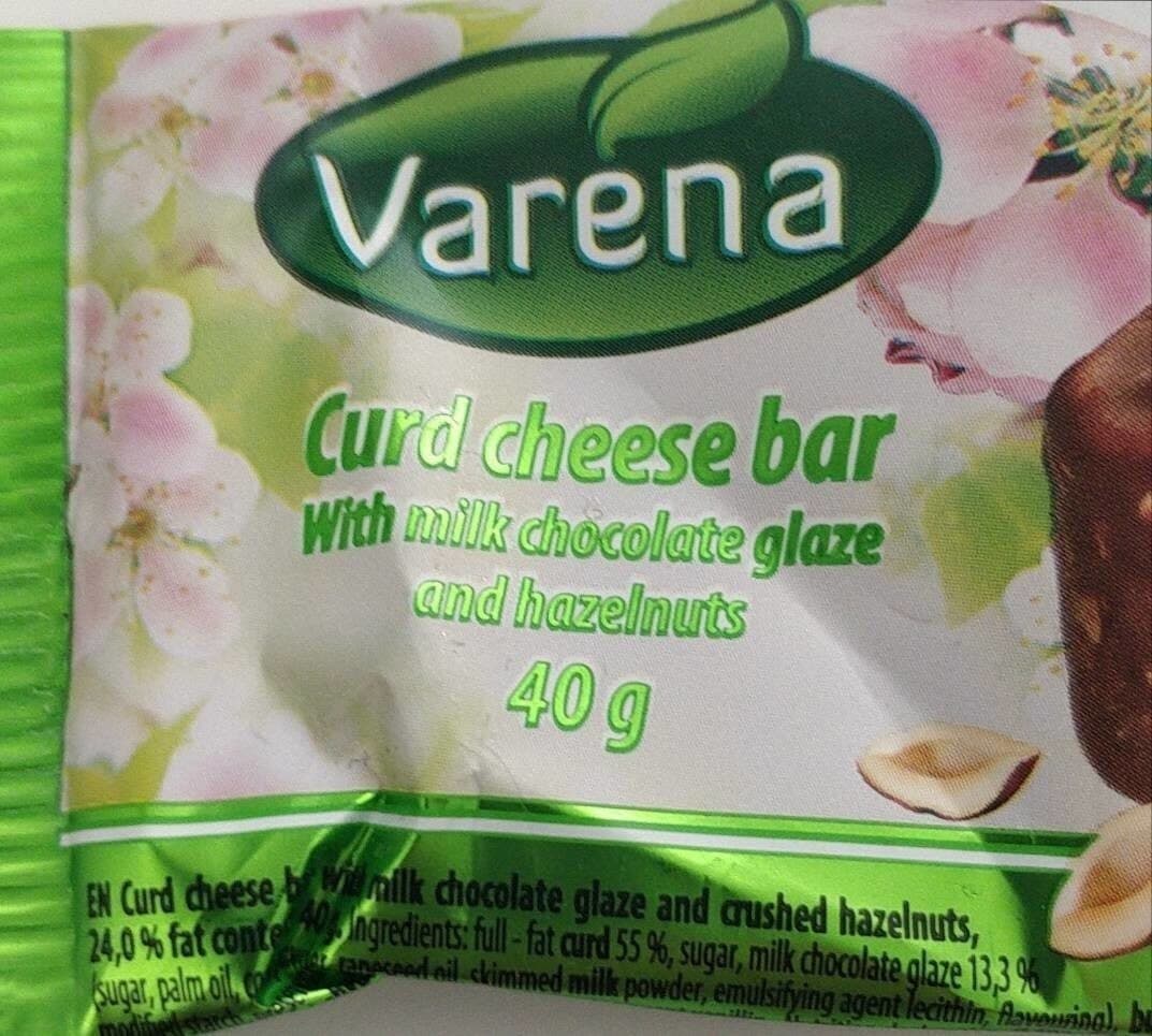 Varena Curd cheese bar packshot