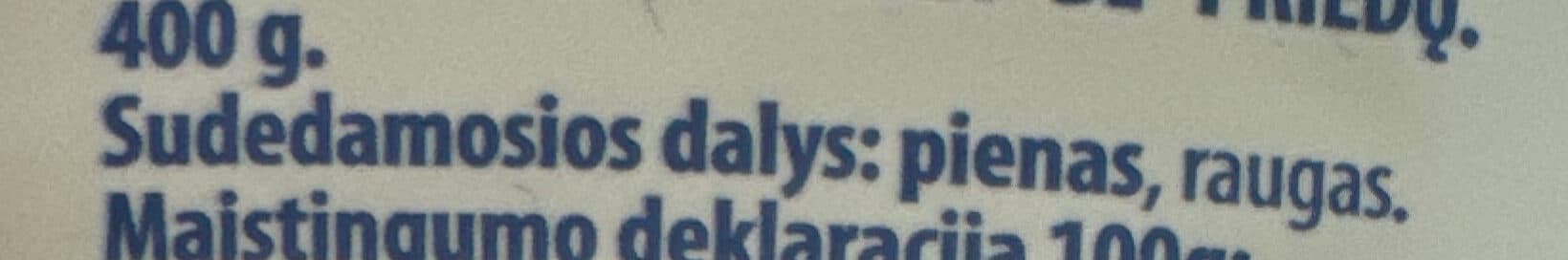 Aistė GRAIKIŠKAS JOGURTAS, BE PRIEDŲ packshot