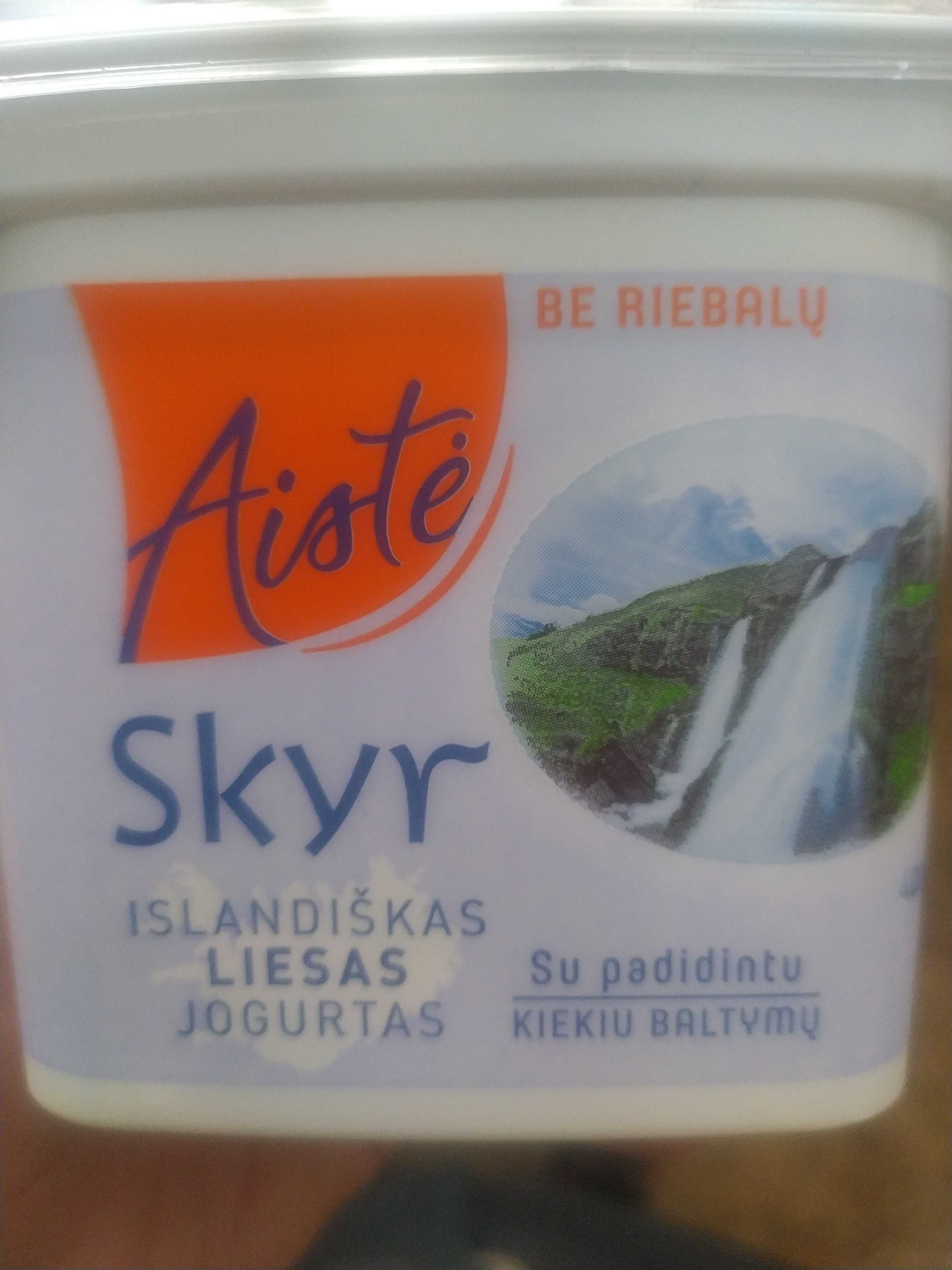 Aiste Skyr jogurtas packshot