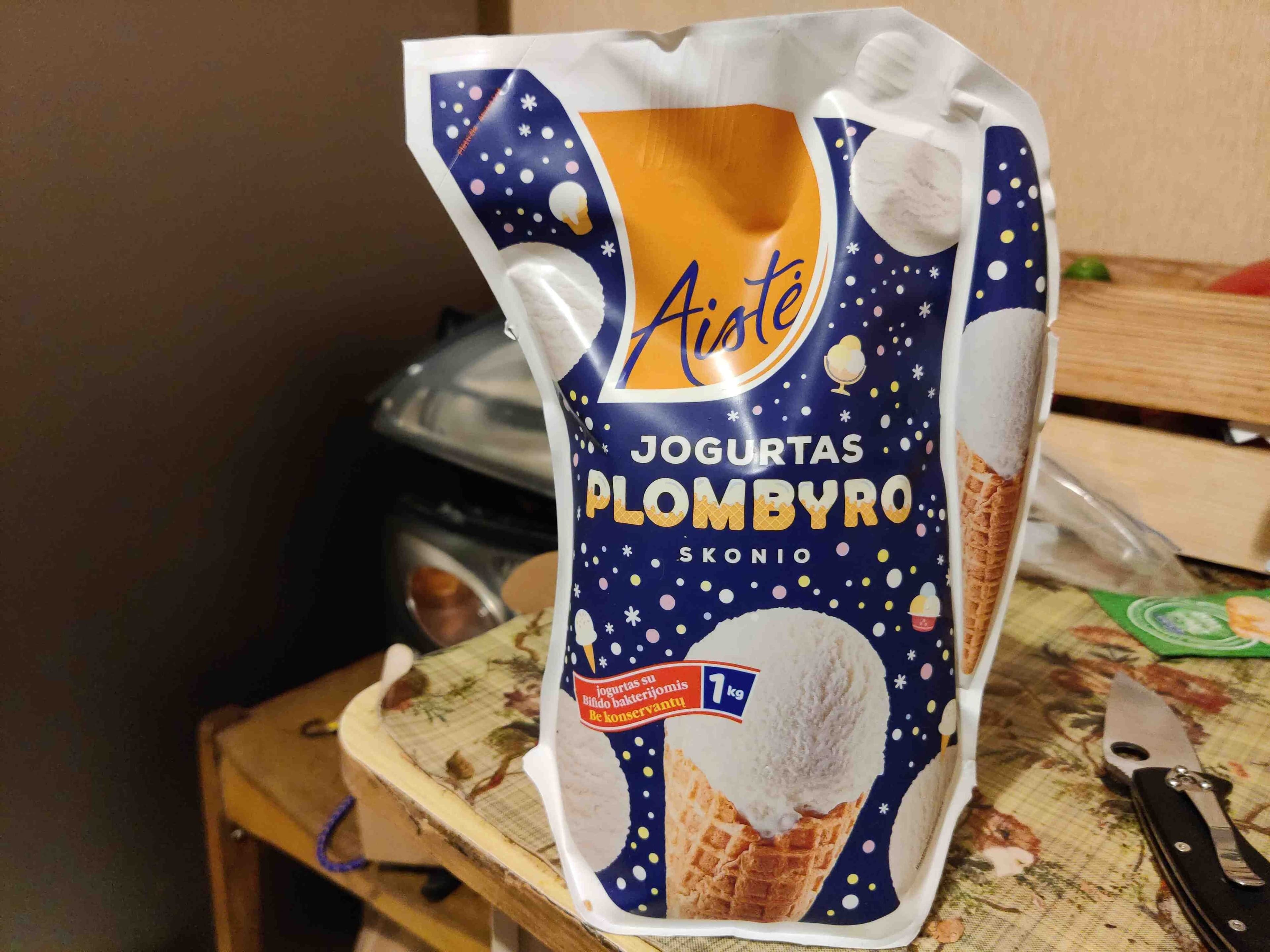 Aistė Jogurtas plombyro skonio packshot