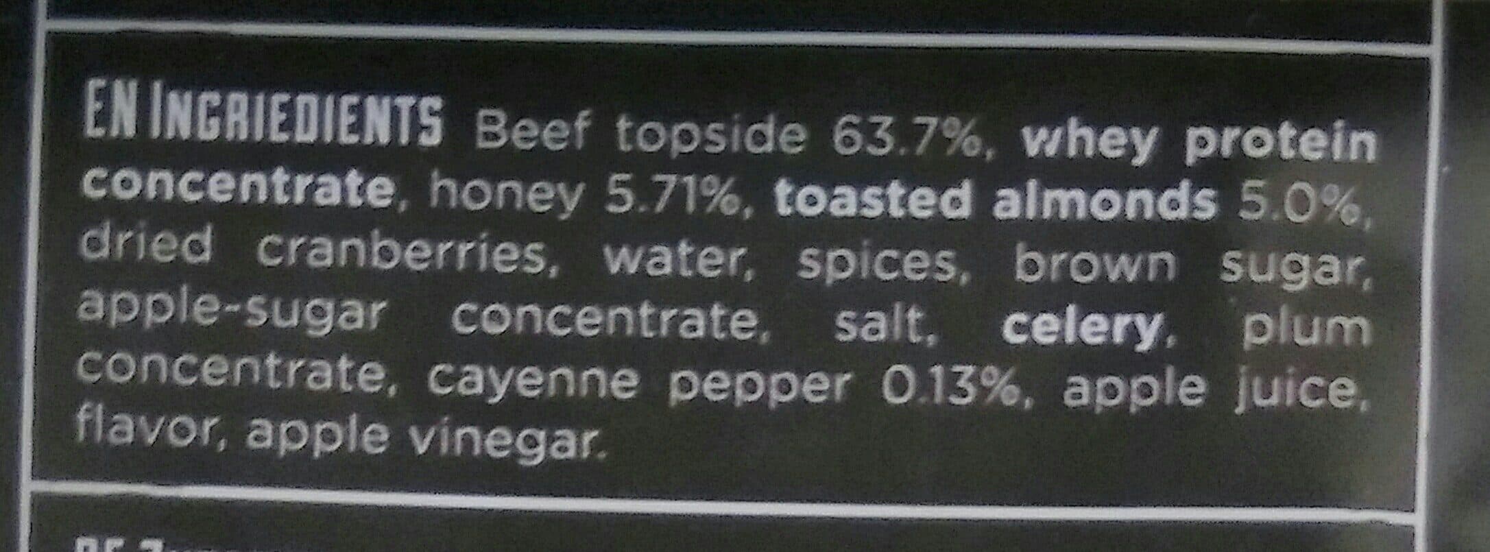 Open Food Facts Beef Bar Cayenne Pepper packshot