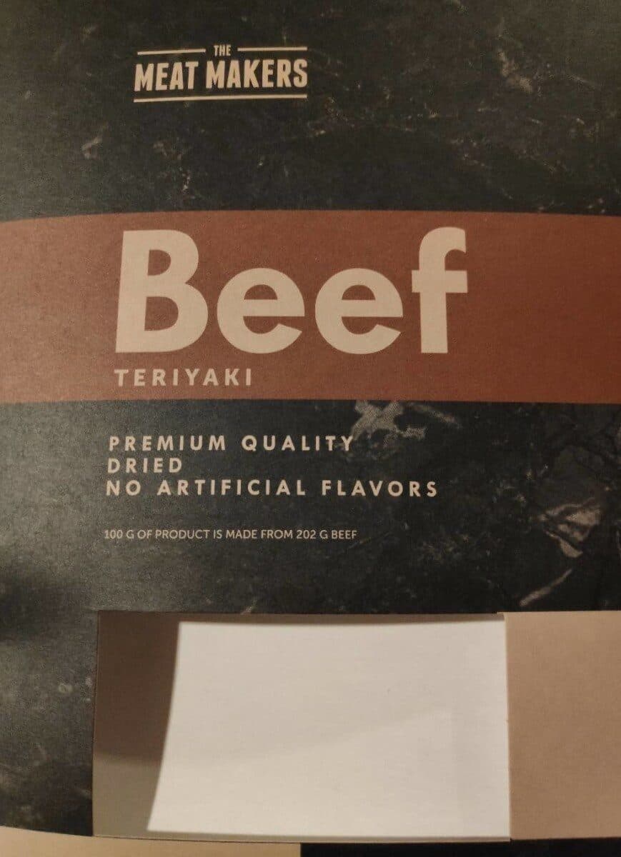 Beef teriyaki packshot