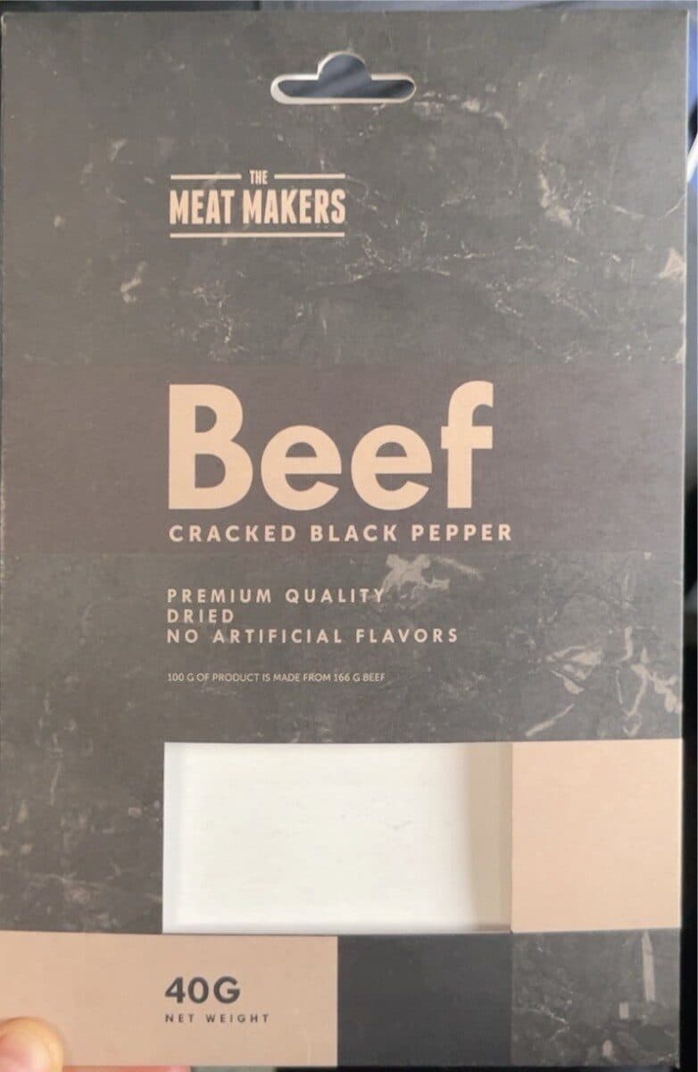 Beef cracked black pepper packshot