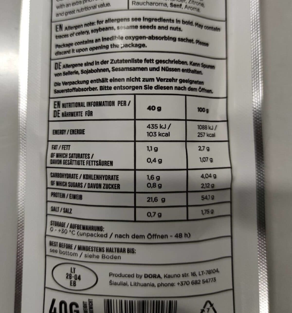 The Meat Makers Turkey jerky packshot