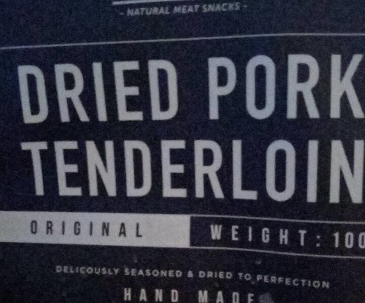 The Meat Makers Dried pork tenderloin original packshot
