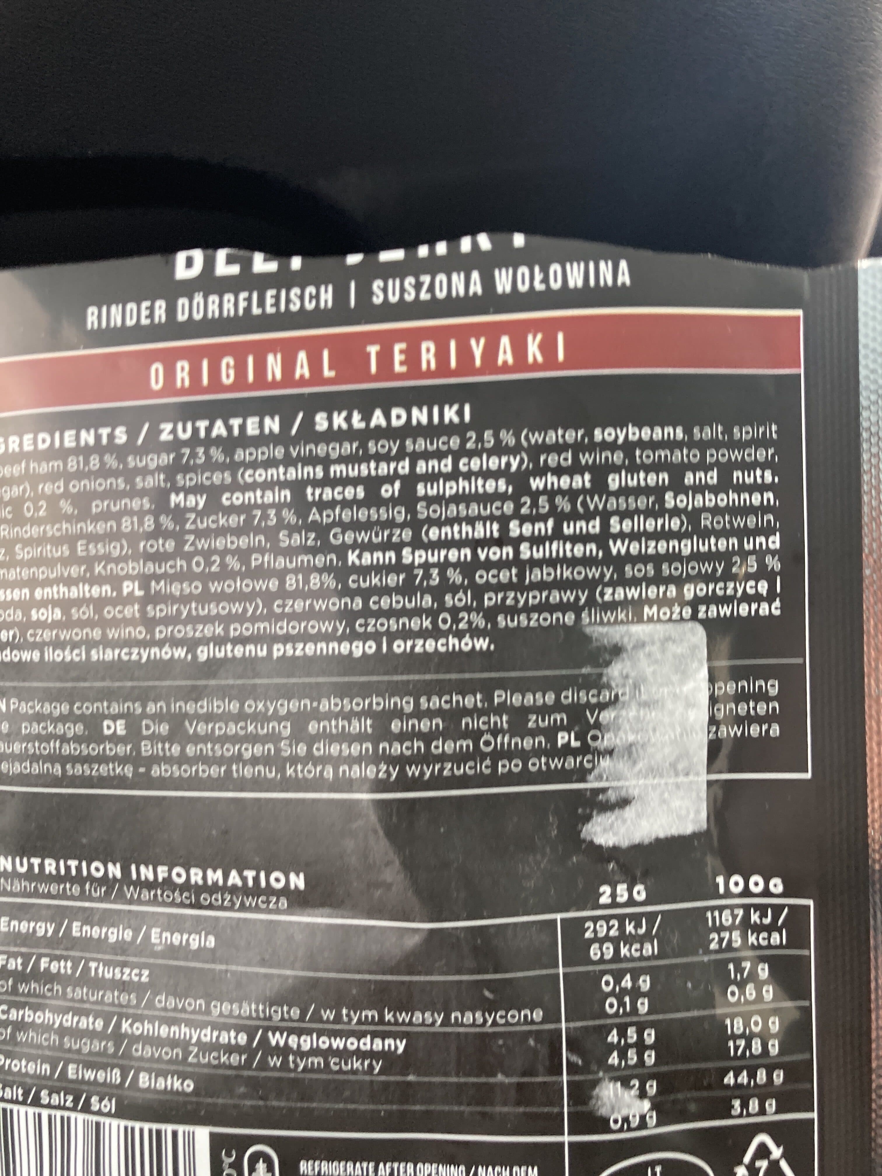 Meat Makers BEEF JERKY packshot