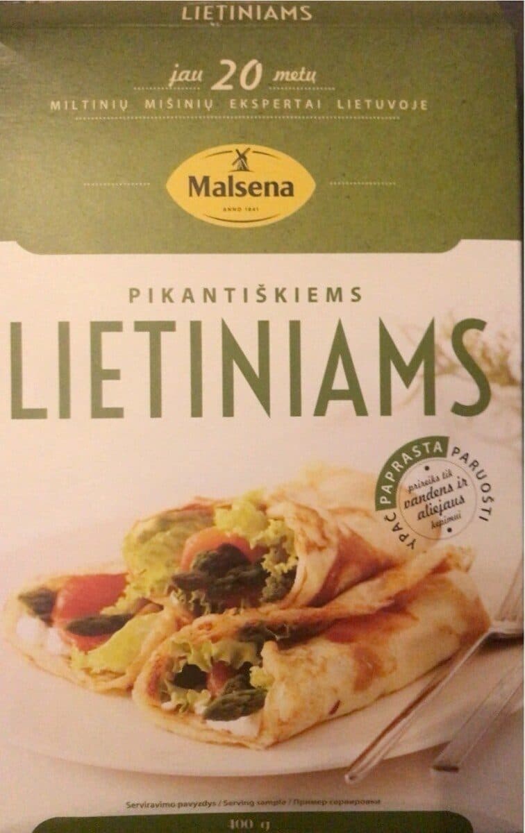 Pancake mix packshot