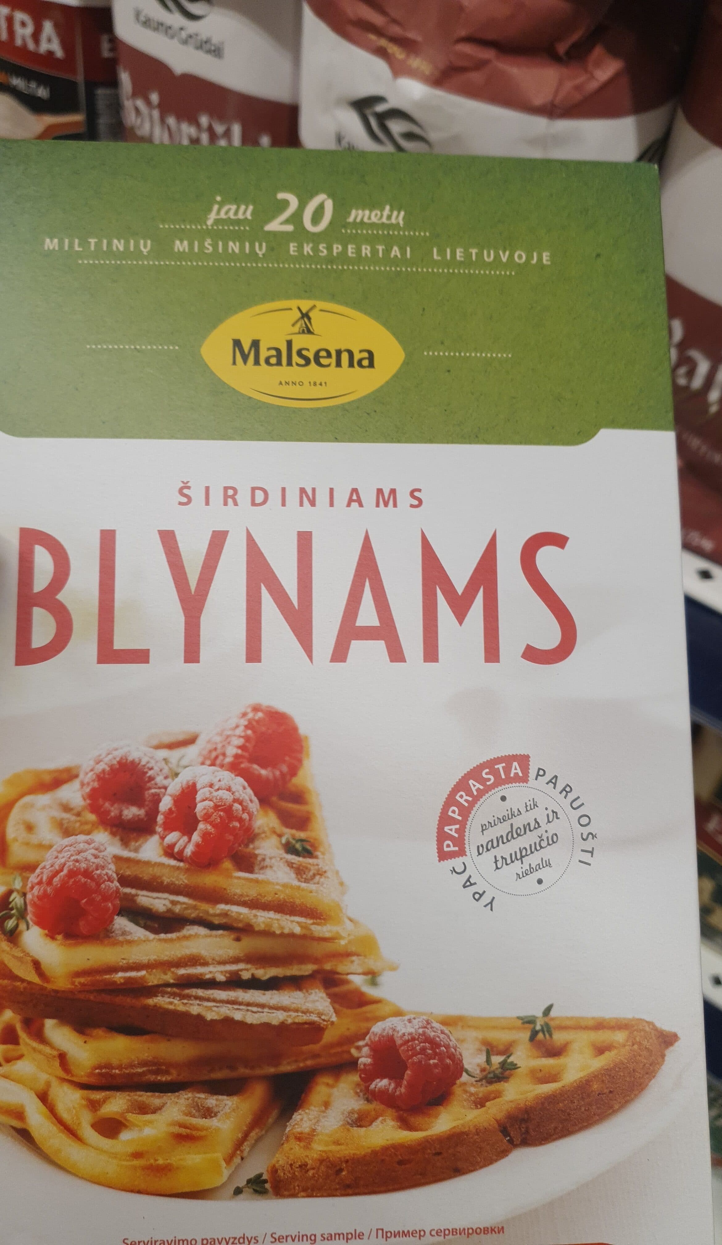 Malsena Blynu mišinys packshot