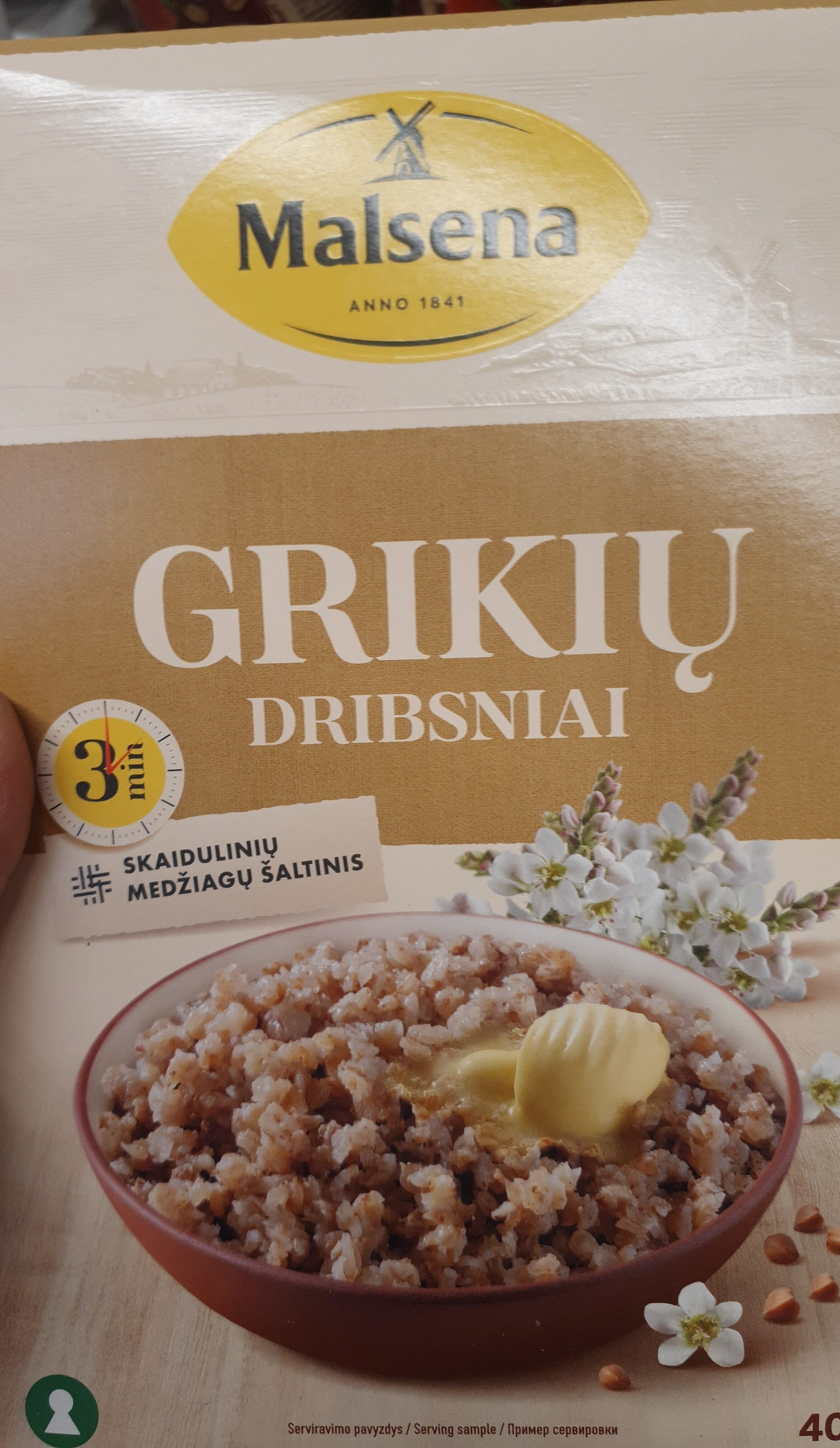 Malsena Grikiu dribsniai packshot