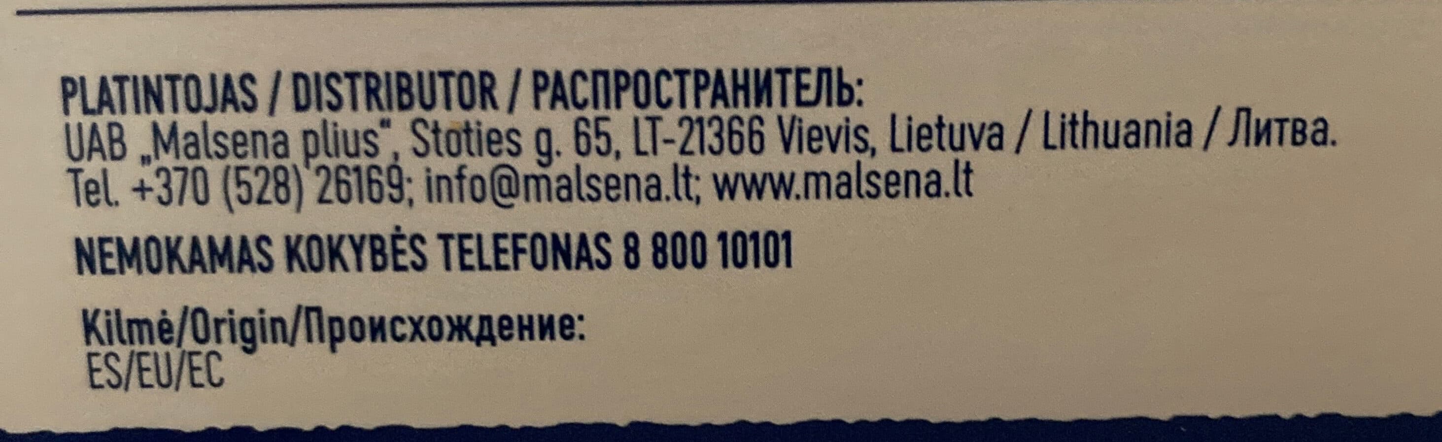 Malsena whole grain steel-cut oats packshot