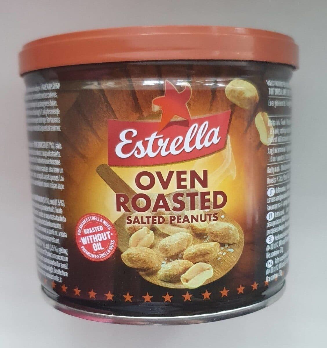 Estrella Estrella Oven Roasted Salted Peanuts packshot