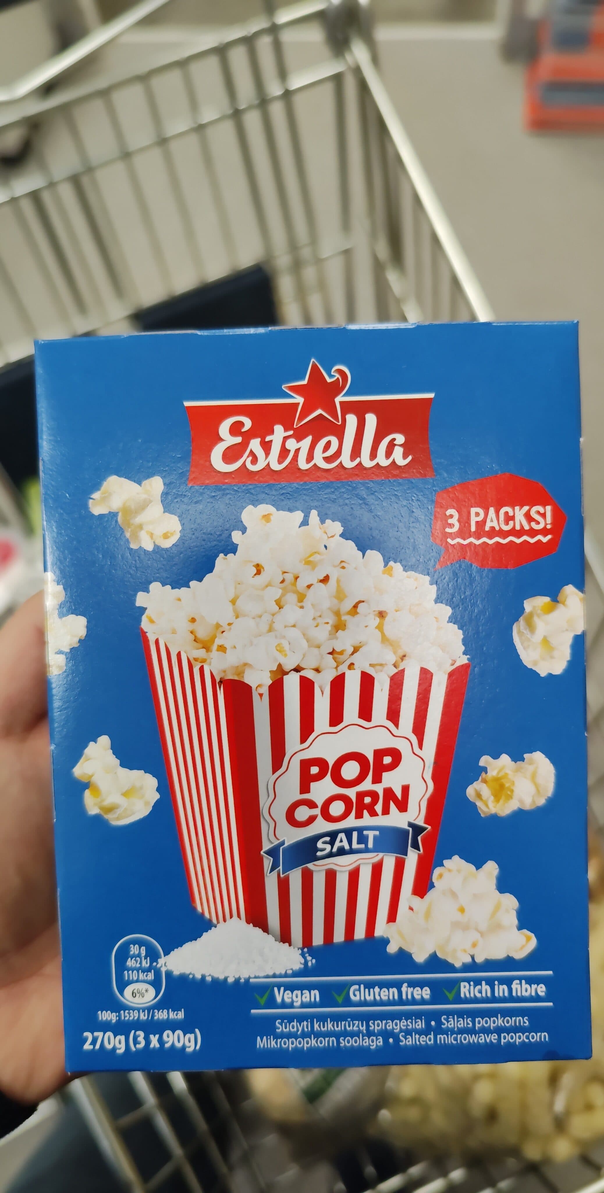 Popkornas packshot