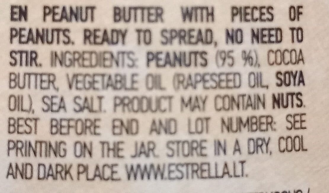 Estrella Peanut Butter Crunchy packshot