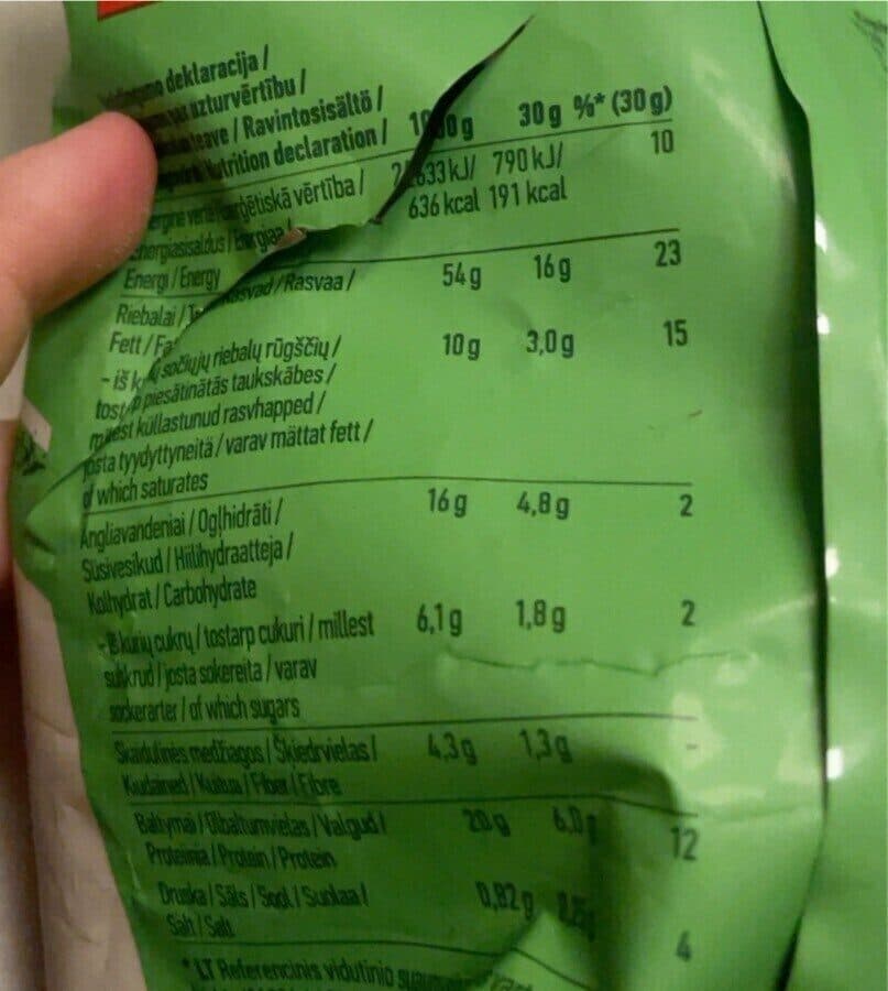 Open Food Facts Oven pistachios packshot