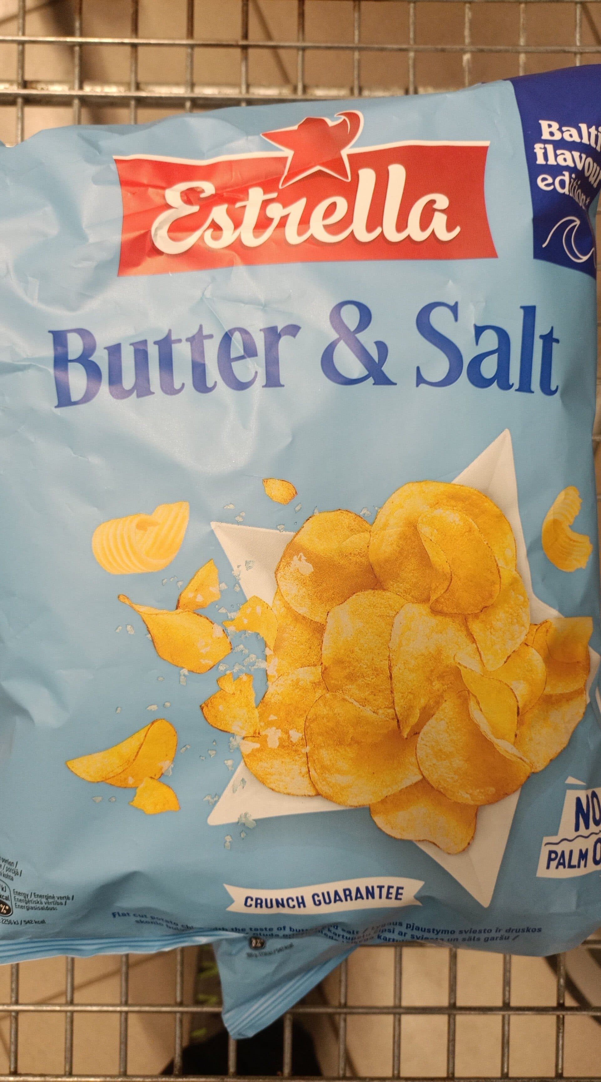 Estrella Potato chips packshot