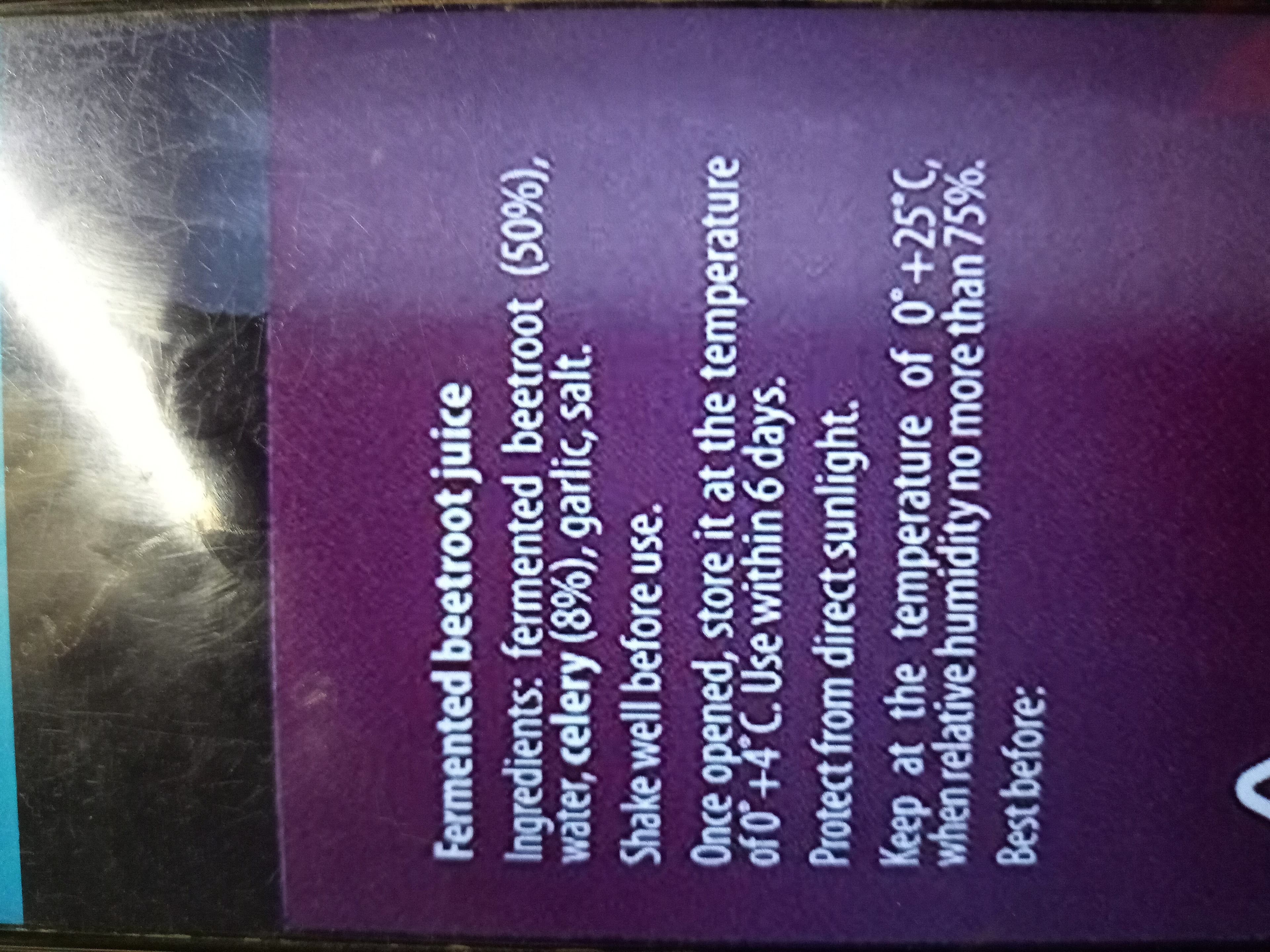 Zagariu Zagariu Fermented Beetroot Juice packshot