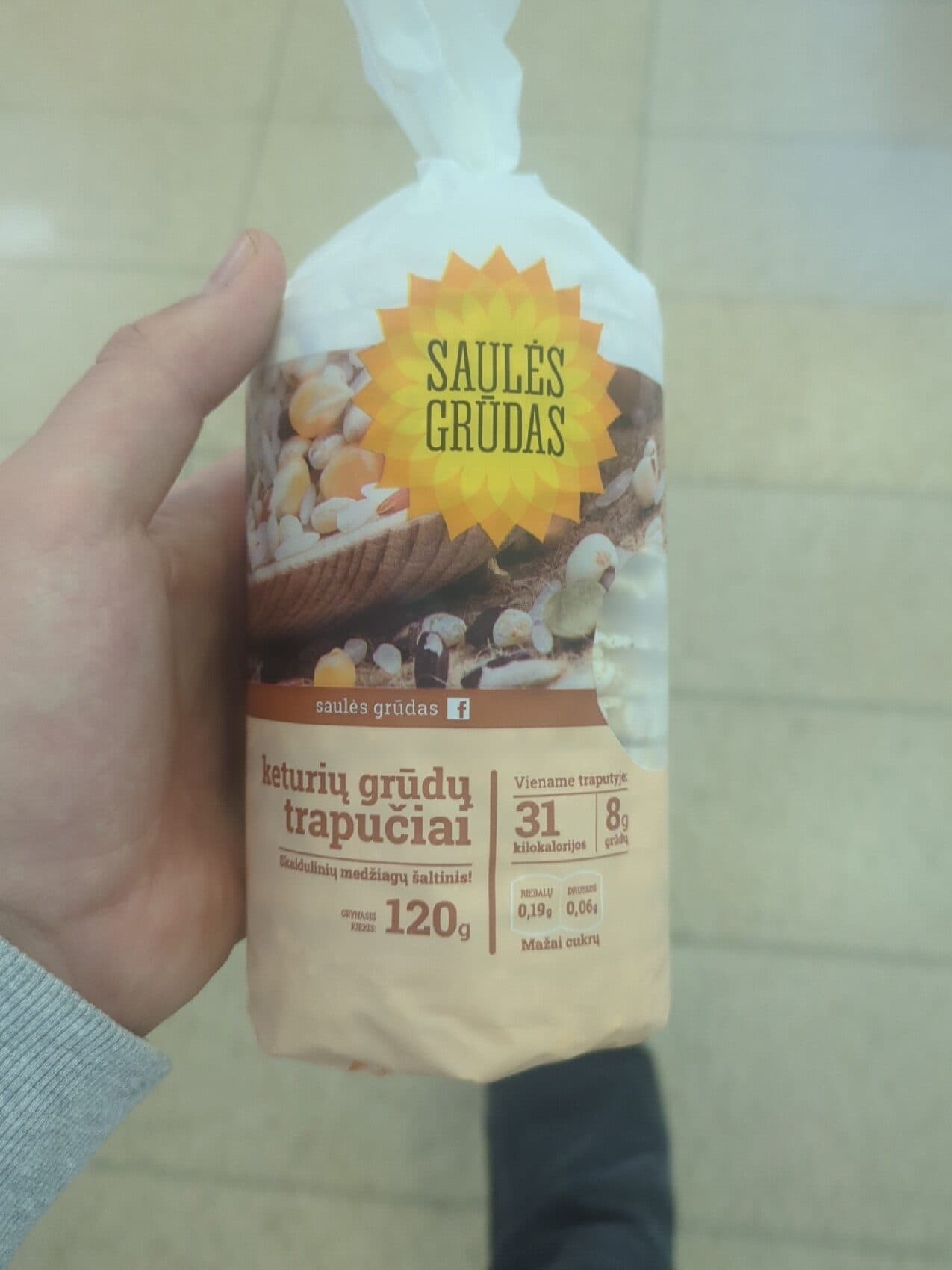 Saulės Grūdas Four Grain Cakes packshot