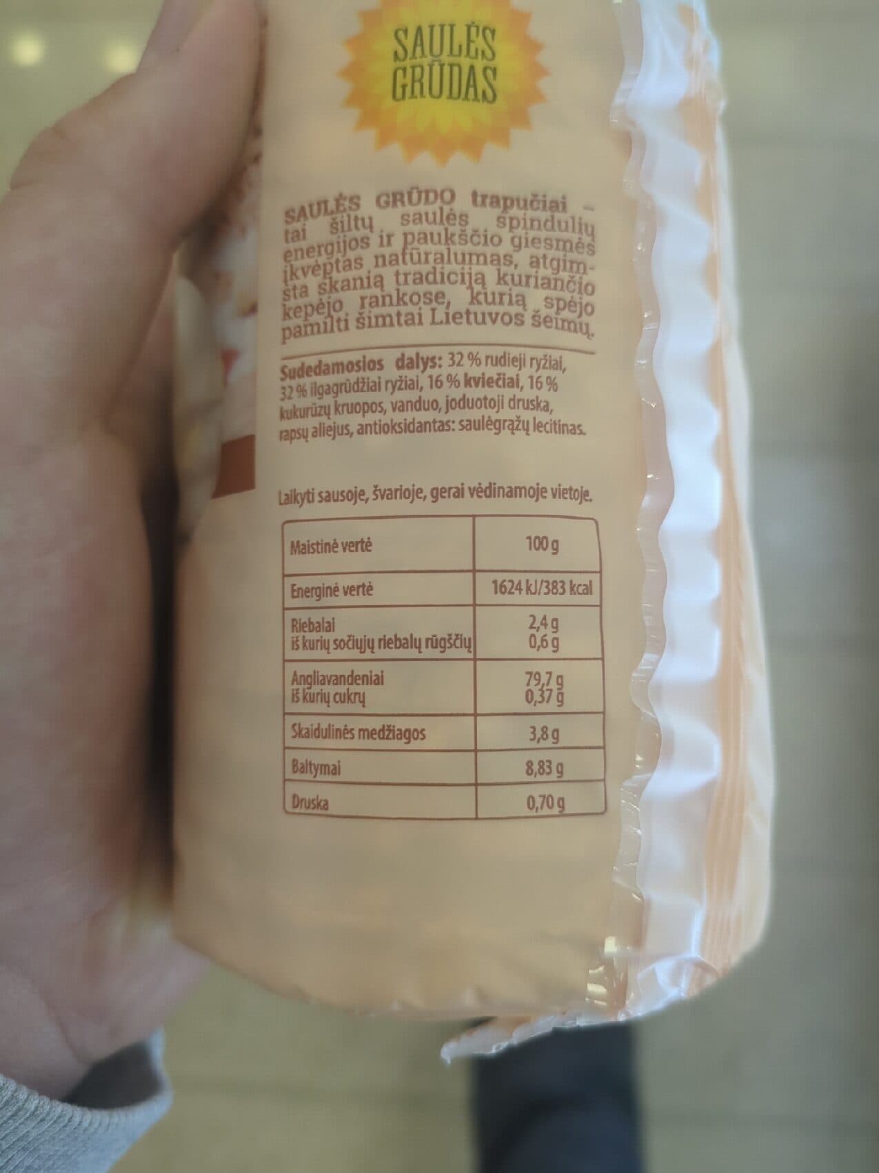 Saulės Grūdas Four Grain Cakes packshot