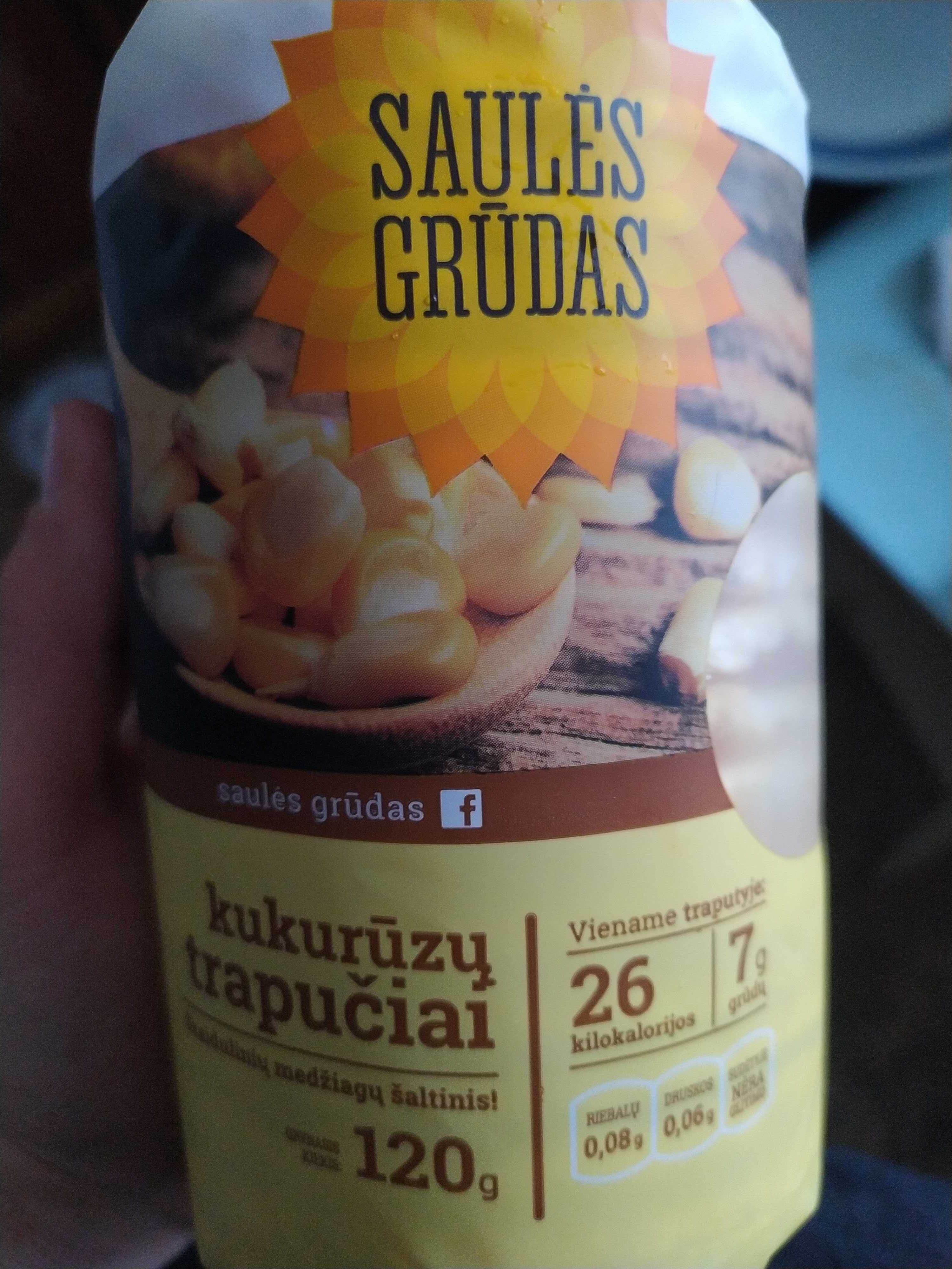 Saules grudas Kukuruzu trapuciai packshot