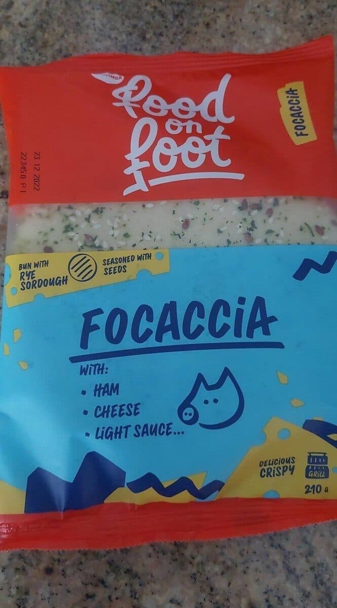 Food On Foot Focaccia packshot