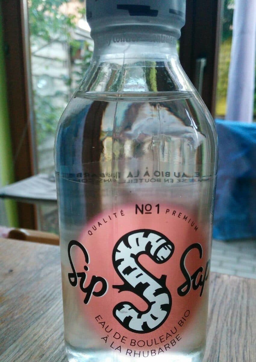 Eau de bouleau bio a la rhubarbe packshot
