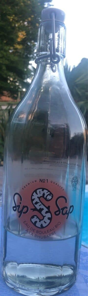 Eau de bouleau Bio à la rhubarbe packshot