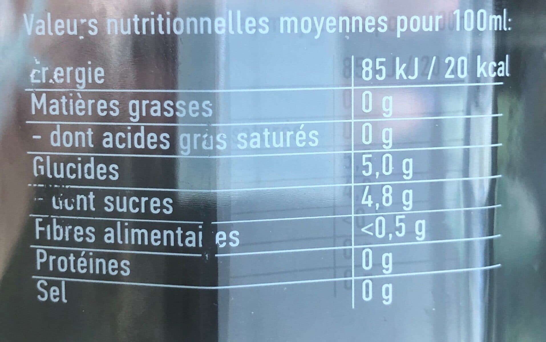 Open Food Facts Eau de bouleau Bio à la rhubarbe packshot