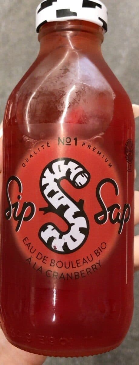 Eau de bouleau bio à la cranberry packshot