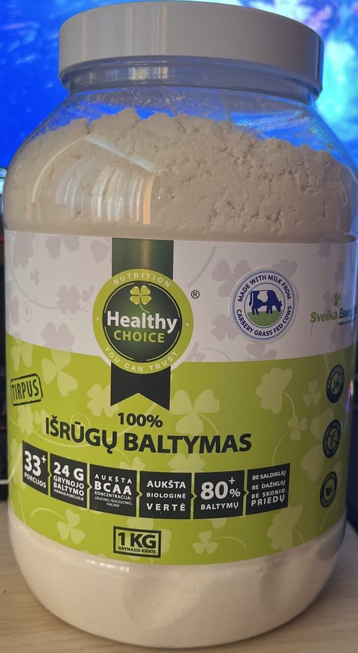 Healthy Choice 100% Whey Protein Concentrate packshot
