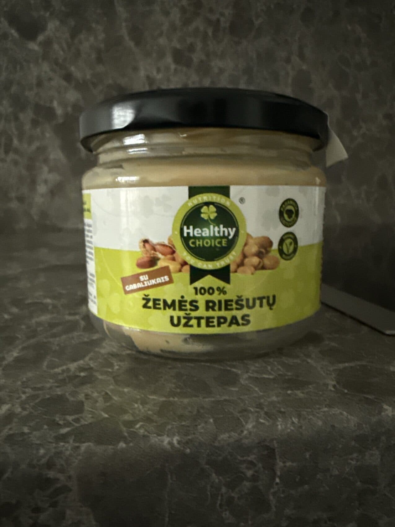 Healthy CHOICE Žemės riešutų užtepas packshot