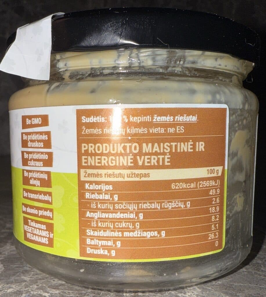 Healthy CHOICE Žemės riešutų užtepas packshot