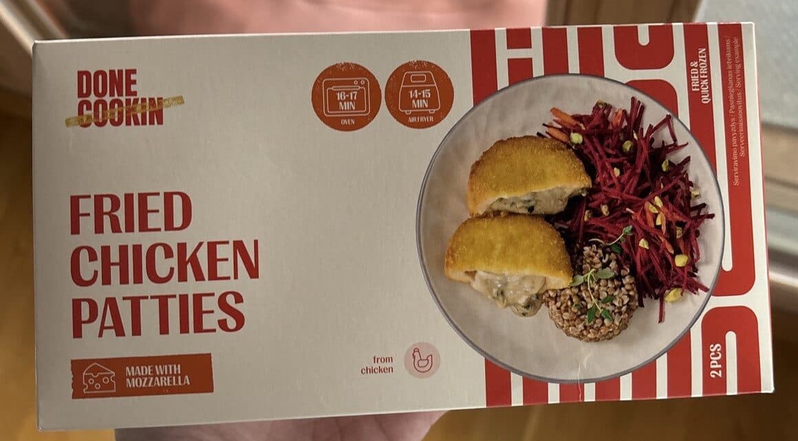 Done Cookin Fried chicken patties packshot